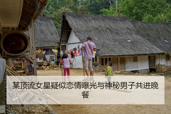 某顶流女星疑似恋情曝光与神秘男子共进晚餐